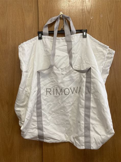 Rimowa Dust Bag White 30”x42” Drawstring Handles Cover